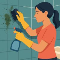 Как избавиться от плесени в ванной комнате