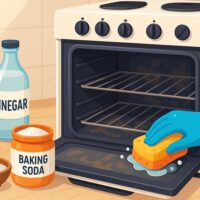 Как быстро почистить духовку народными средствами