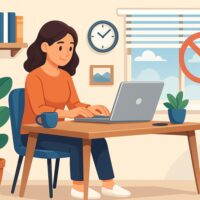 Как организовать работу из дома и не отвлекаться